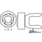 A & I Products Tractor Yoke, Splined 1 3/8" - 6 Spline w/ Slide Collar 7" x5" x3" A-BP5720M0376-A - alternate 3